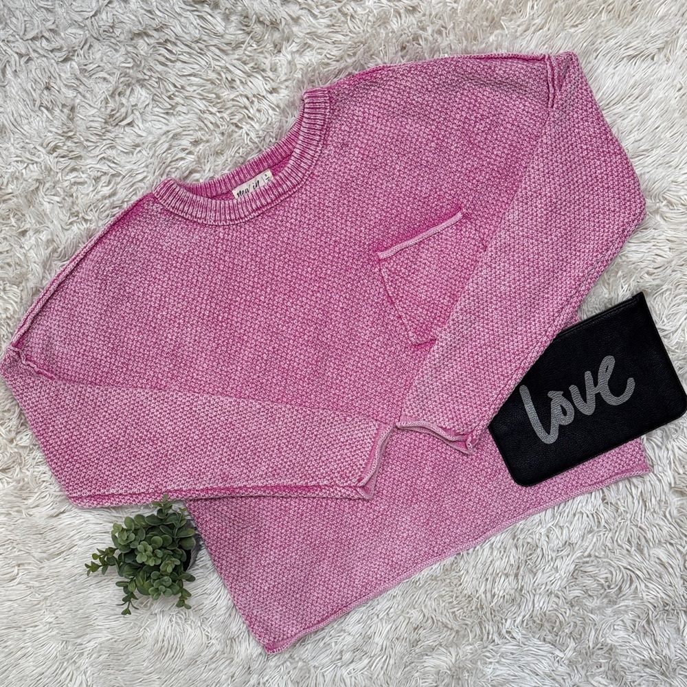 New In Crew Neck Sweater 💗 Pink